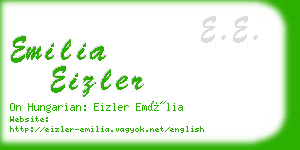 emilia eizler business card
